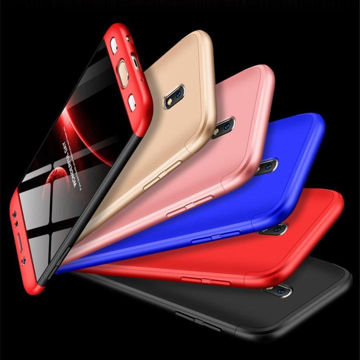 GPhone%20Case%20For%20Samsung%20Galaxy%20J7%20Pro%20(5.5")%20Full%20Coverage%20Casing%20Hard%20Plastic%203%20in%201%20Back%20Cover%20Shockproof%20Creative%20Phone%20Protector%20-%20Image%203