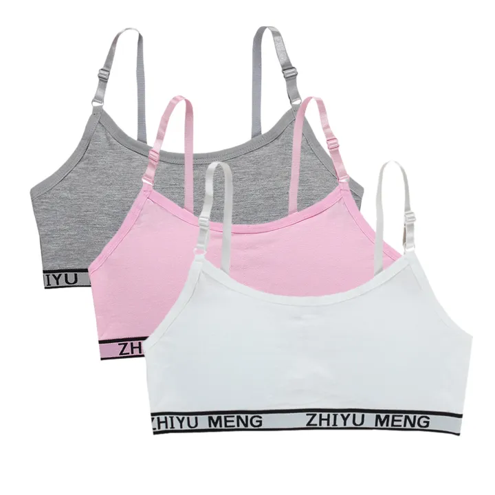 men>men%20-Bra%20wrap%20girl%20vest%20sports%20student%20underwear%20double%201/3PCS%20teenage%20development%20vest%20bra%20training%20bra%20top%20816%20years%20old%20-%20Image%202