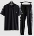 Men's Summer Sport T-shirt & Trouser Set. 