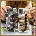 phone case cute Phone Case For Nokia C32 silicone Skin-friendly feel Dirt-resistant Black pearl pendant Back Cover. 