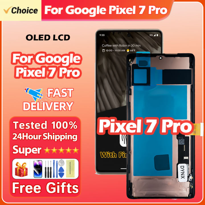 HOT%20100%25%20Pixel%207%20Pro%20Display%20Screen%20Replacement%20For%20Google%20Pixel%207%20Pro%20GP4BC%20GE2AE%20GFE4J%20Lcd%20Display%20Digital%20Touch%20Screen%20With%20Frame%20-%20Image%202