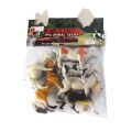 Multicolor Plastic Domestic Animals Toys. 