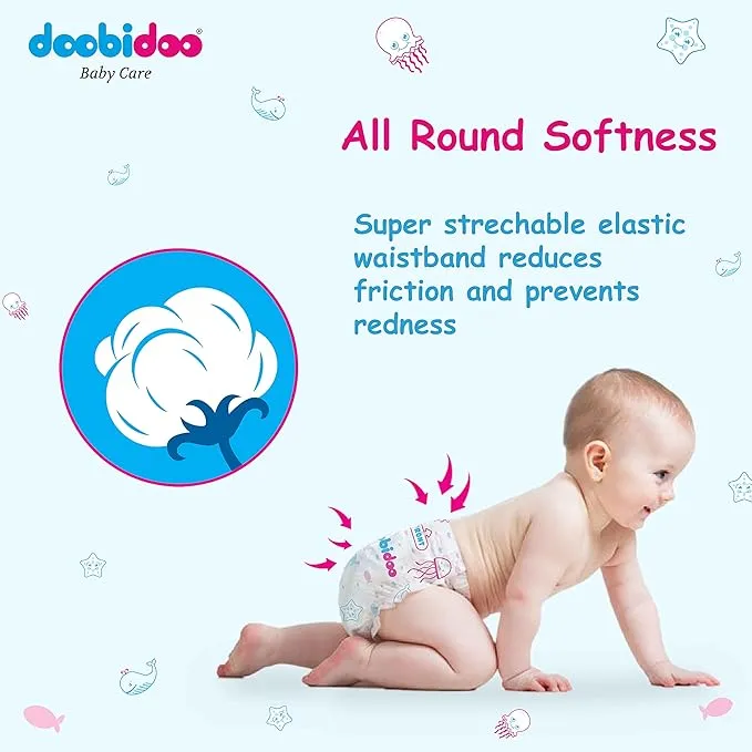 Doobidoo%20Baby%20Pants%20Diapers%20-%20Medium%20Size%20(56%20Count)%20-%20All%20Round%20Softness%20with%20Bubble%20soft%20Top%20sheet%20(7-12%20kgs)%20-%20Image%203
