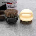 Wenefang Soft Horse Bristle Wooden Beard Brush Hairdresser Shaving Brush Comb Men Mustache Comb Kit Hair Combs Professional Styling Tools. 