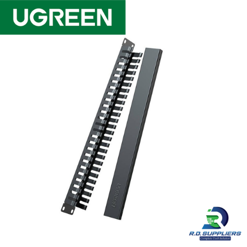 UGREEN 24-Port Ethernet Cable Management Rack: Keep Your Network Tidy ...