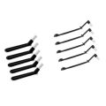 EITGZWAS 1x 350Ml Stainless Steel Milk Frothing Pitcher Jug Espresso Coffee Milk Mugs & 10Pcs 2 Styles Coffee Machine Brush. 