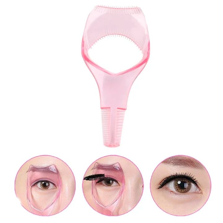 Compass: Apply Shield Mascara Makeup 3-in-1 Guard Curling Iron, Comb Card, Makeup, Beauty Makeup Tools, Eyelash Tools