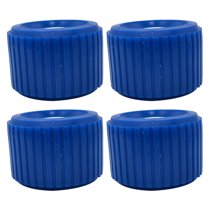 Ktteay Boat Trailer Ribbed Wobble Rollers, Trailer Roller Boat Ramp Rollers Boat Lift Wheels Kit for Boat Yacht Trailer,4pcs