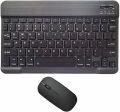 Bluetooth Keyboard and Mouse Combo,Ultra Slim Rechargeable Portable Wireless Keyboard Mouse Set Compact for Android Windows Tablet Cell Phone iPhone iPad Computer Desktop PC Laptop( black). 