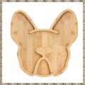 (GREH) French Bulldog Cheese Board, 12Inch Frenchie Charcuterie Boards Extra Large Bamboo Funny Serving Tray Aperitif Platter. 