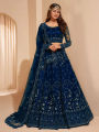 Lehenga Choli For Women All-Season Net Fabric Stitched Embroidered Traditional Style Multiple Colors. 