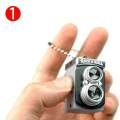 Double Lens Reflex TLR Camera Style LED Flash Light Shutter Sound KeychainRandom Color. 