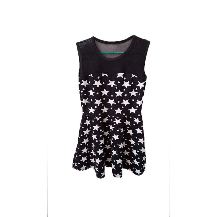 Women Front Net Design Umbrella Cut Dress | Daraz.com.np