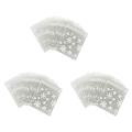 fasdaga 300 Pcs Sachets Pouches White Snowflake Packaging Bag for Cookies Christmas Candies. 