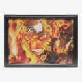 Black Frame Yellow Naruto Kaido Design Poster Frame A4 Size 9x12inch. 