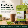 OSOAA Pea Protein Hydrolysate Coffee | 26g Protein, 4.78g BCAA, 4.86g Fiber per Serve | No Chalky Aftertaste, Easy to Digest, No Added Sugar | 1kg (27 Servings). 