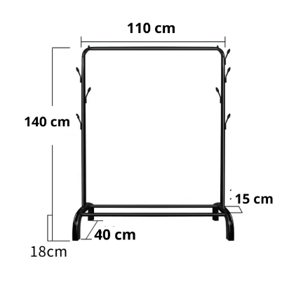 Freestanding%20Metal%20Clothes%20Hanger%20Coat%20Rack%20Stand%20Organizer%20With%20Storage%20Shelf%20-%20Black%20-%20Image%203