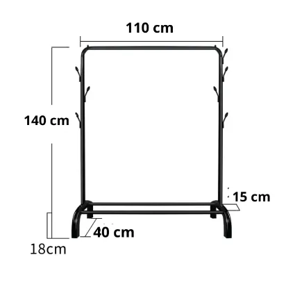 Freestanding%20Metal%20Clothes%20Hanger%20Coat%20Rack%20Stand%20Organizer%20With%20Storage%20Shelf%20-%20Black%20-%20Image%203
