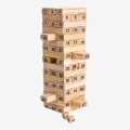 Jenga Wooden Blocks 54 Pieces with 1Dice Kids & Adults Fun Board Games. 