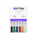6Pcs/Pack Dental H Files K Files 21/25mm Stainless Steel Dental Endodontic Instruments Dental Root Canal Files Treatment Tools. 
