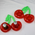 1Pcs Floating Inflatable Cup Holder Swimming Pool Drink Inflatable Ring Swimming Pool Double Mouth Cherry Cup Holder. 