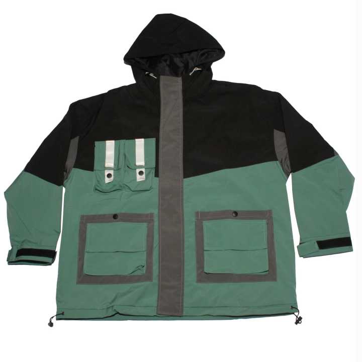 Black And Blue Box Windcheater | Daraz.com.np