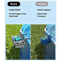Outdoor Pool Storage Container Basket with Pool Cup Holder, Outdoor Pool Storage Container Basket for Above Pool/Frame Pool. 