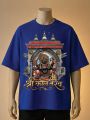 Shree Kaal Bhairav Temple Printed T-Shirt – White, blue, black. 