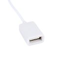 3.5mm Male AUX Audio Plug Jack To USB 2.0 Female Converter Cable Cord Car MP3. 