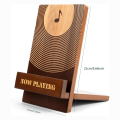 NCANRUI New Playing Vinyl Record Stand Wood Vinyl Record Holder Vintage Record Holder Stand Vinyl Record Holder Display. 