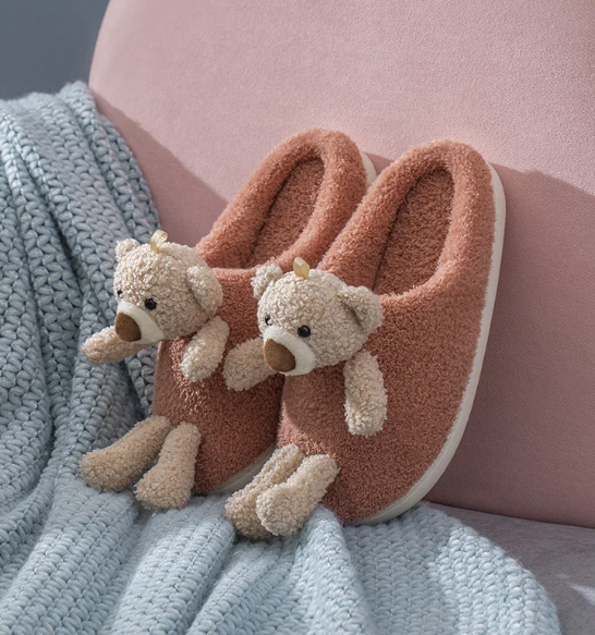 Teddy%20Bear%20Girls%20Slippers%20%E2%80%93%20Plush%20Memory%20Foam%20Winter%20House%20Shoes,%20Slip-On%20with%20Fluffy%20Fur%20-%20Image%204