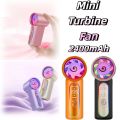 Portable Lightweight Mini Handheld Fan Mini Size Powerful Turbo Airflow Rechargeable Fan Rechargeable Compact Design Powerful Turbo Fan Travel. 