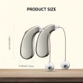 Rechargeable Hearing Aid Mini Adjustable Tone 2025 Best Sound Amplifier Portable Deaf Elderly RIC Hearing Aids. 