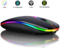 W10 Wireless Rechargeable Bluetooth Gaming RGB Mouse With Low Latency And Long Battery. 