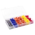 158Pcs 5 Colors Electrical Wire Connector Terminal Spring Inserted. 