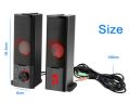 Redragon GS550 Orpheus PC Gaming Speakers, 2.0 Channel Stereo Desktop Computer Sound Bar with Compact Maneuverable Size. 
