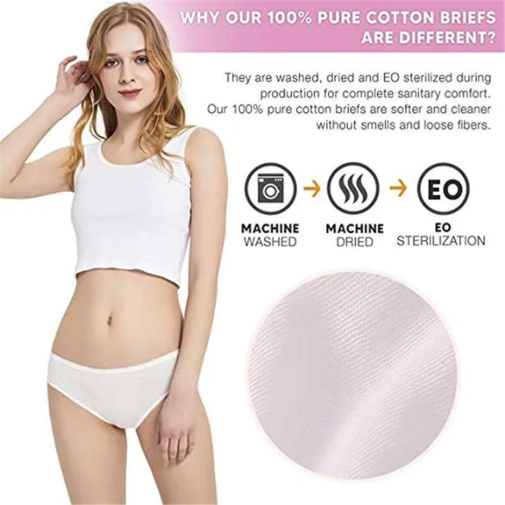 100%25%20Cotton%20Breathable%20Plus%20Size%20Womens%20Disposable%20Underwear%20/%20Maternity%20Panties%20-%20Image%204