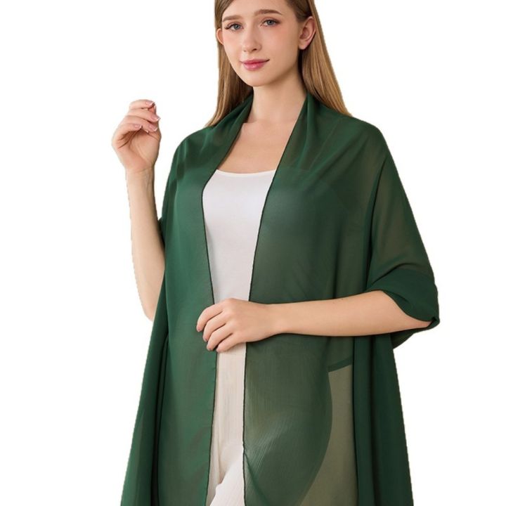 Elegant%20Chiffon%20Chiffon%20Shawl%20Long%20Lightweight%20Fabric%20Wedding%20Party%20Shawl%20Bridesmaid%20Shawl%20Bridal%20Party%20-%20Image%206