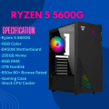 Budget Gaming PC with Ryzen 5 5600G. 