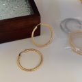 【Top Picks】Celin Metal Rhomboid Earrings Women's 2023 New Fashion Distinctive Ear Ring Circle Earrings. 