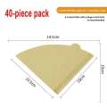 filter paper V-Shaped 60 Stand Single Use Pour Over Cone Filters Natural 40pcs For Barista Coffee Brewing. 