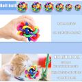 Wiggle Ball Cat Dog Toy, Dog Toys Pet Colorful Interactive Ball with Bell, 5 Sizes Wiggle Toy Balls, Dog Ball Puppy Supply, Interactive Dog Cat Ball. 