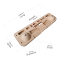 1Set Wooden Training Board Sports Fitness Trainer Rock Climbing Trainer Equipment Wood Color. 