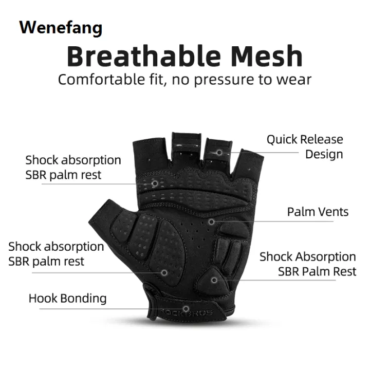 Wenefang%20ROCKBROS%20Summer%20Cycling%20Gloves%20Half%20Finger%20Shockproof%20Breathable%20Gym%20Gloves%20Men%20MTB%20Fingerless%20Bicycle%20Gloves%20Cycling%20Equipment%20-%20Image%203