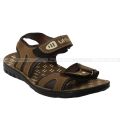 Brown Printed Sandals For Boys. 