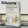 Wenefang Sutuiying What Is The Tea Oracle Cards 400 GSM PAPER Fortune Telling Original Toys 2025 Prophecy Divination 80-cards English Version Tarot Deck. 