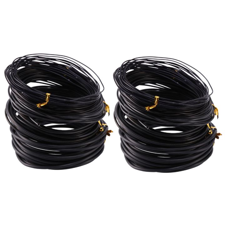 2X Anodized Aluminum Bonsai Training Wire 5-Size Set-1.0mm,1.5mm,2.0mm,2.5mm,3.0mm(147 Feet Total)