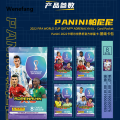 Wenefang 2022 Panini Football Star Cards Box Qatar World Cup Soccer Star Fashion Collection Messi Ronaldo Footballer Limited Fan Cards Box Set. 