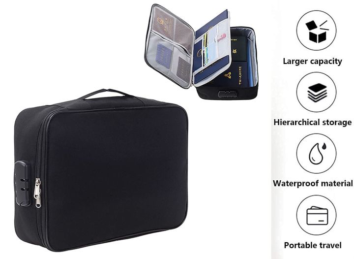 File/%20Document/%20Passport/%20Travel%20Storage%20bag%20with%20Lock%20and%20Luggage%20Holder%20-%20Image%203