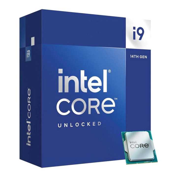 Intel 14th Gen Core i9-14900K Desktop Processor [P-Cores- 8, E-Cores- 16), 32 Threads, 36MB Cache, Support DDR4 / DDR5 | Integrated Graphics]